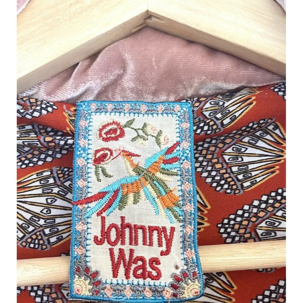 Johnny Was NWT Zaelia Silk-Blend Puffer Jacket - Picture 8 of 11